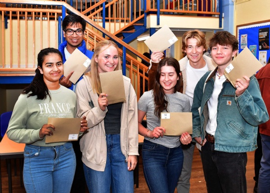 A Third of QEGS A-level Grades A to A*
